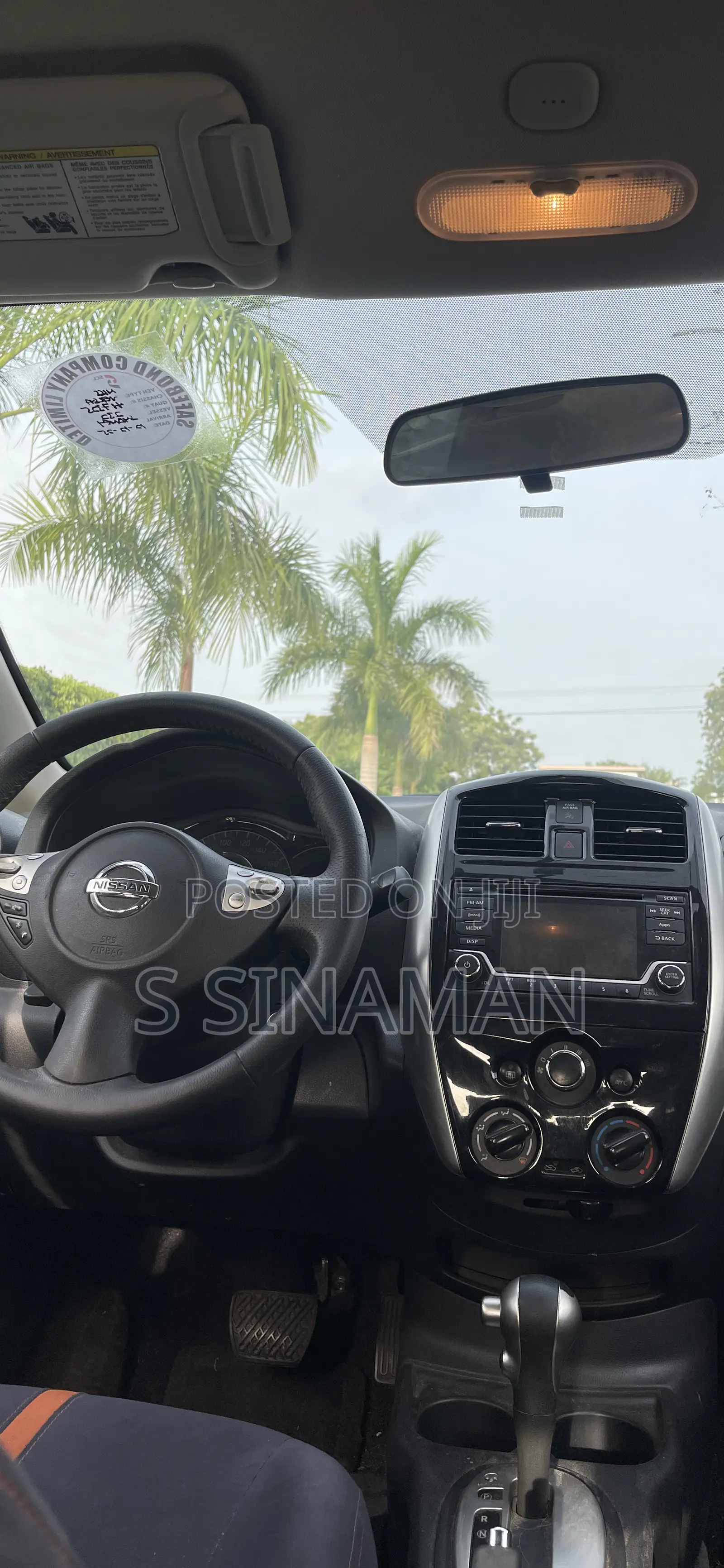 Nissan Versa 1.6 S Plus 4dr Sedan (1.6L 4cyl CVT) 2015 Black