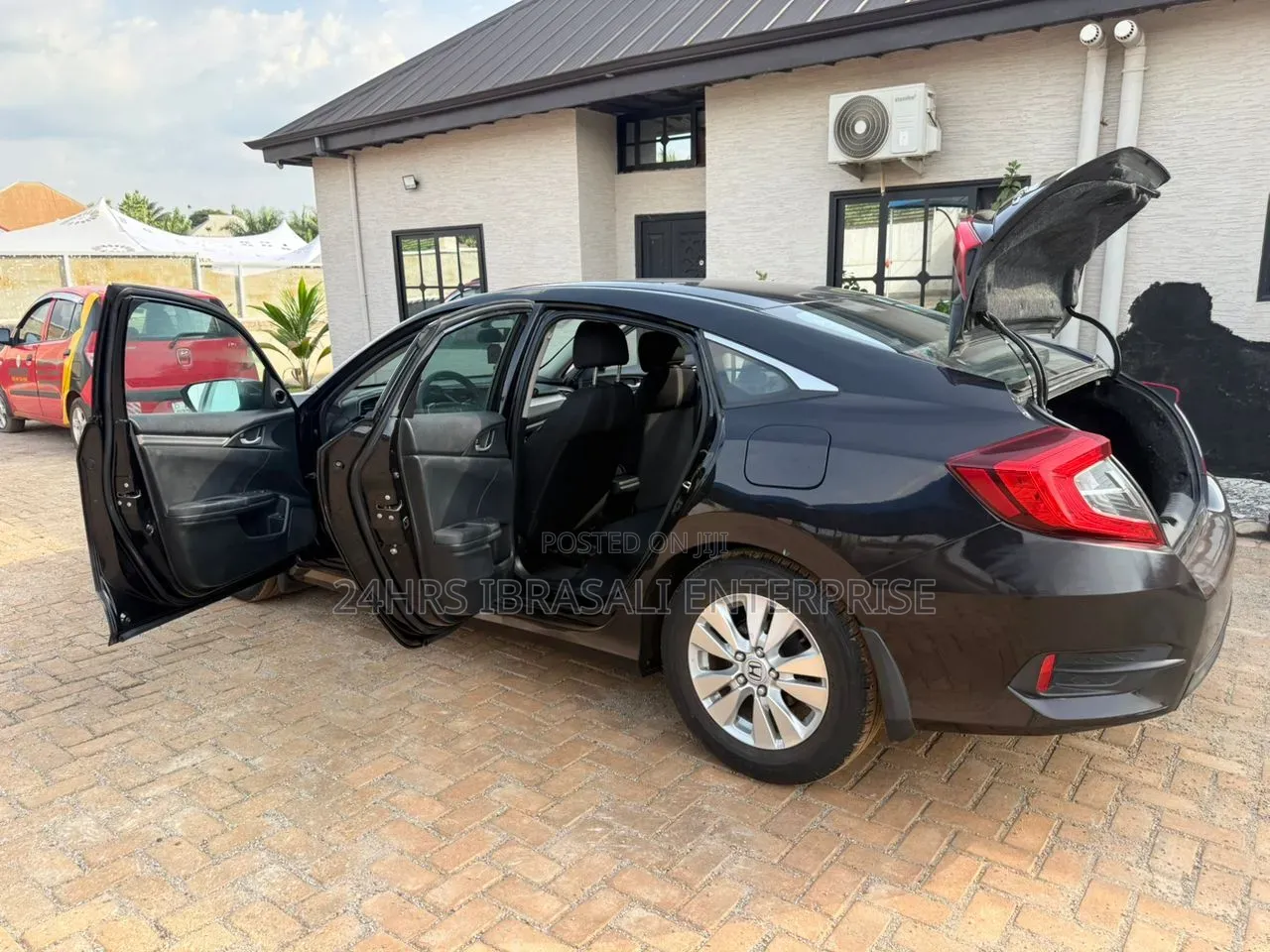 Honda Civic LX 2dr Coupe (2.0L 4cyl) 2016 Black