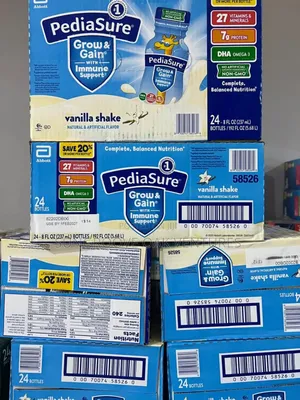 Pediasure 24cts Vanilla, Chocolate