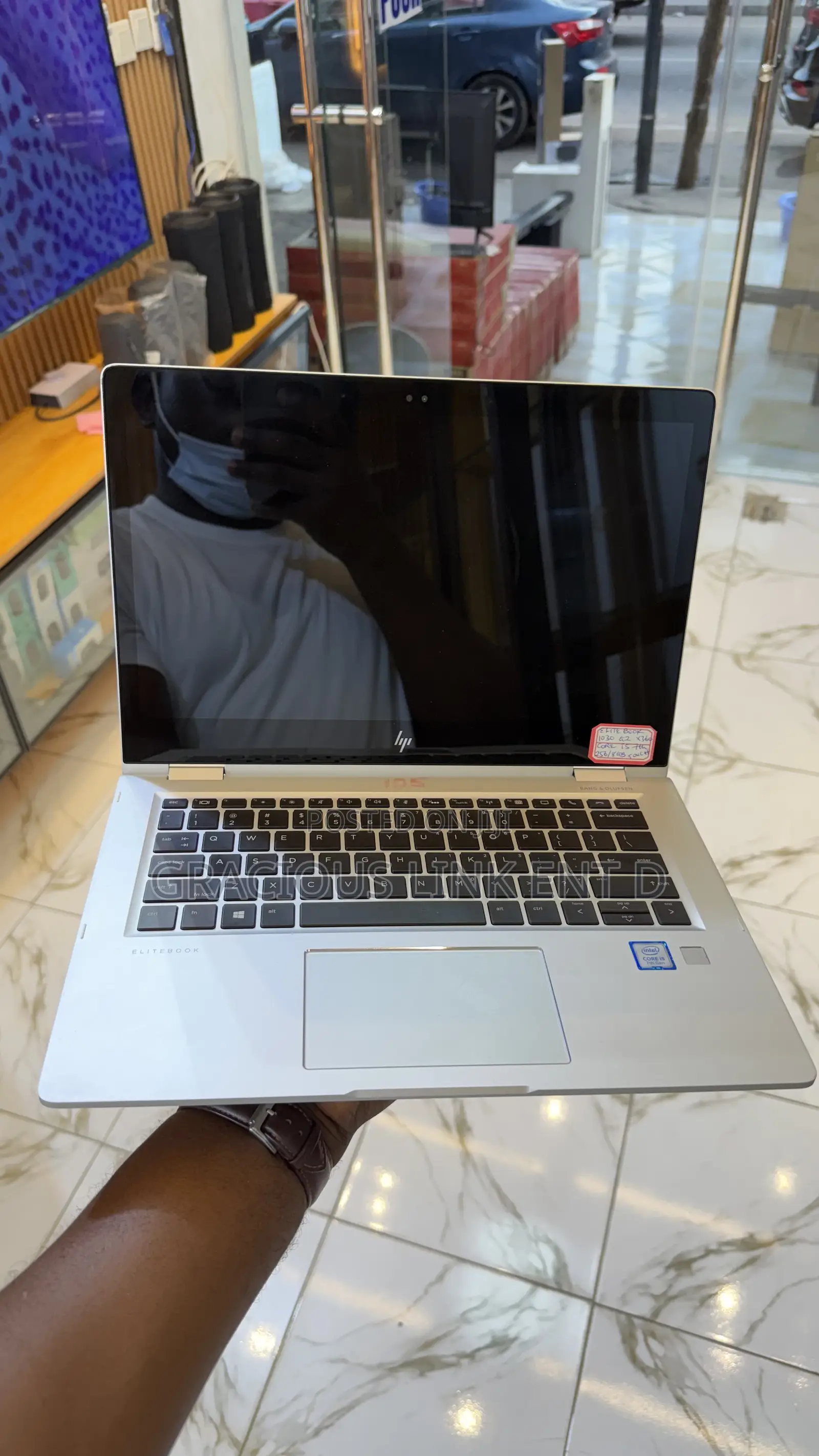 New Laptop HP EliteBook X360 1030 G2 8GB Intel Core i5 SSD 256GB