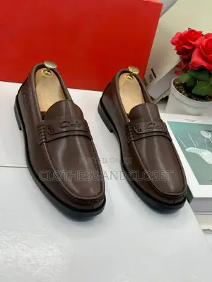 Men’S Brown Clark’S Leather Loafers