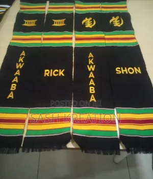 Woven Akwaaba Custom Sashes