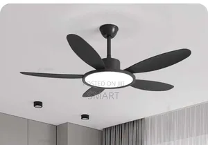 Modern Quality Led Ceiling Fanlight. 5 Blade