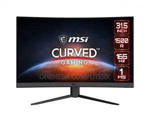 Msi 32” FHD Curved Gaming Monitor 165hz 1ms