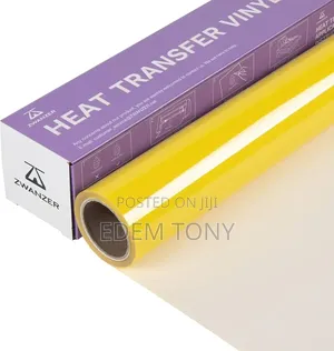 Zwanzer Heat Transfer Vinyl, For Customizing Apparel And Fabrics