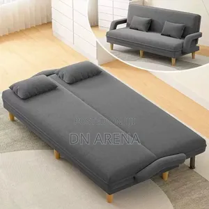 Comhoma Fabric Sofa Bed 2 Seater With Upgraded Frame No Pillow