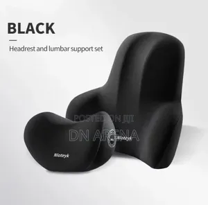 Car Headrest and Lumber Support Combo Set