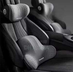 Car Headrest and Lumber Support Combo Set