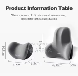 Car Headrest and Lumber Support Combo Set