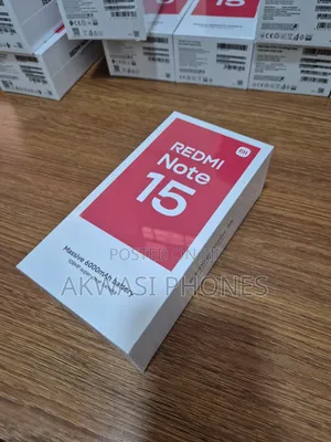 New Xiaomi Redmi Note 15 256 GB Black