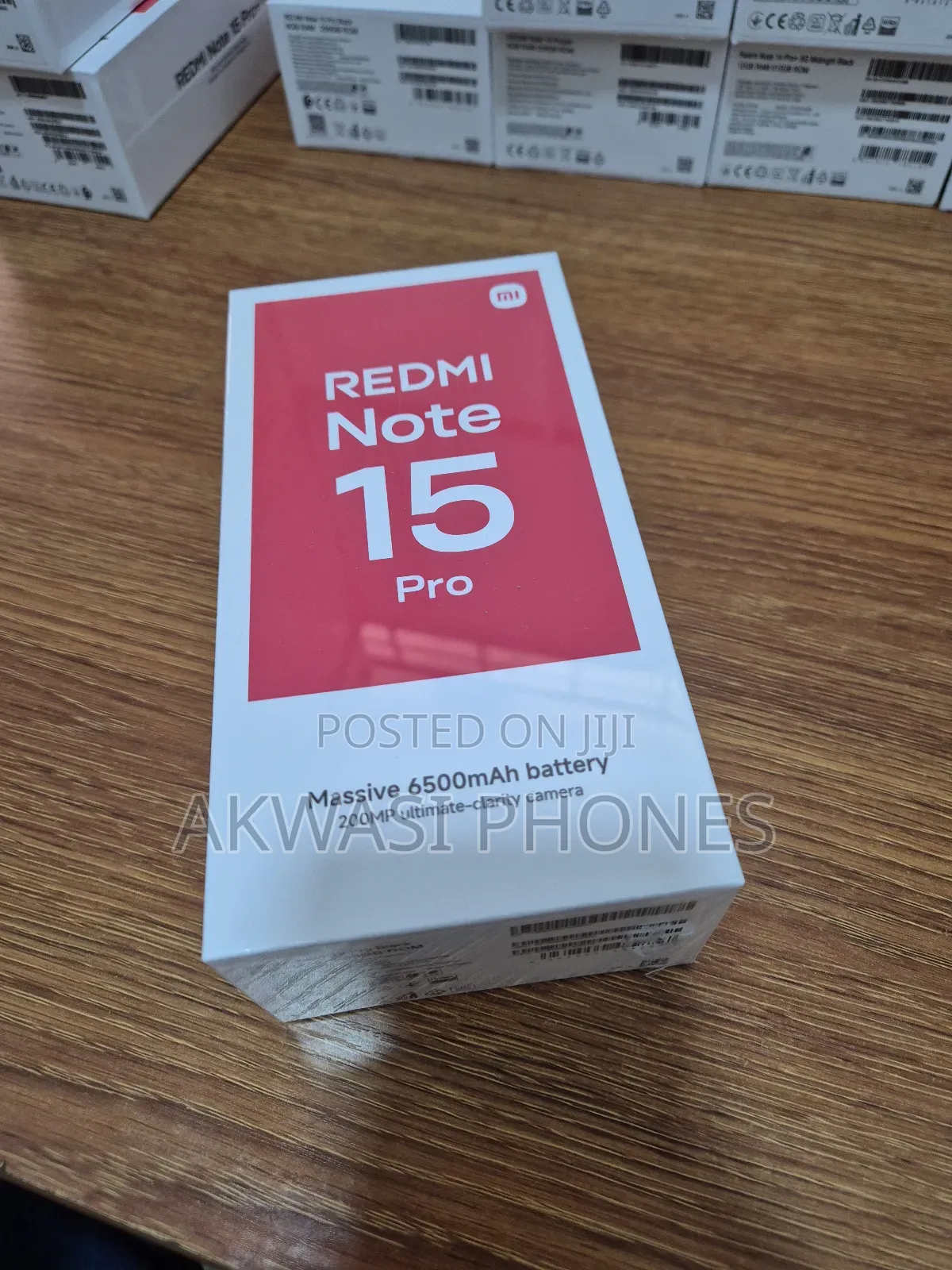 New Xiaomi Redmi Note 15 Pro 256 GB Black