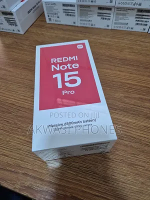 New Xiaomi Redmi Note 15 Pro 256 GB Black