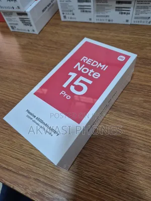 New Xiaomi Redmi Note 15 Pro 256 GB Black