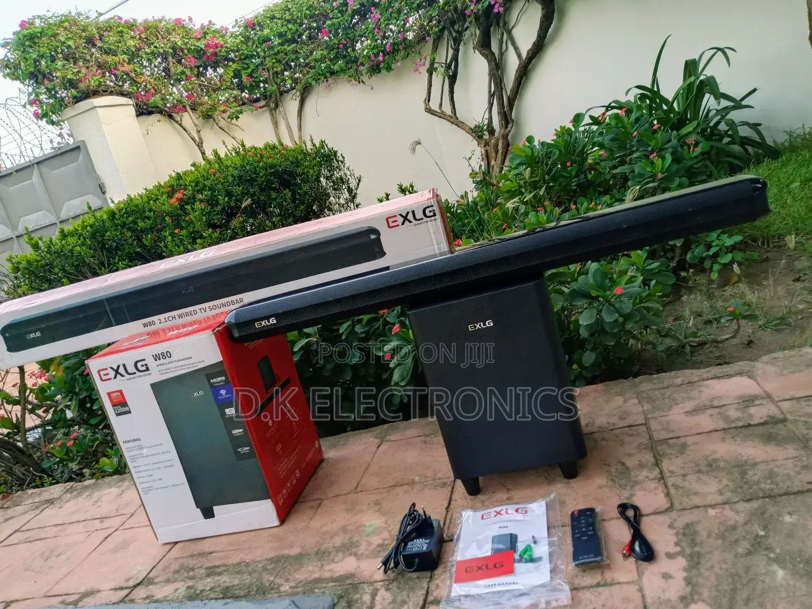 New 2026 Exlg W80 Cable Deep Bass TV Soundbar