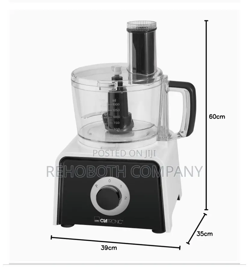 Clatronic Km 3645 7-in-1 Food Processor, 600 W, 4 Speeds