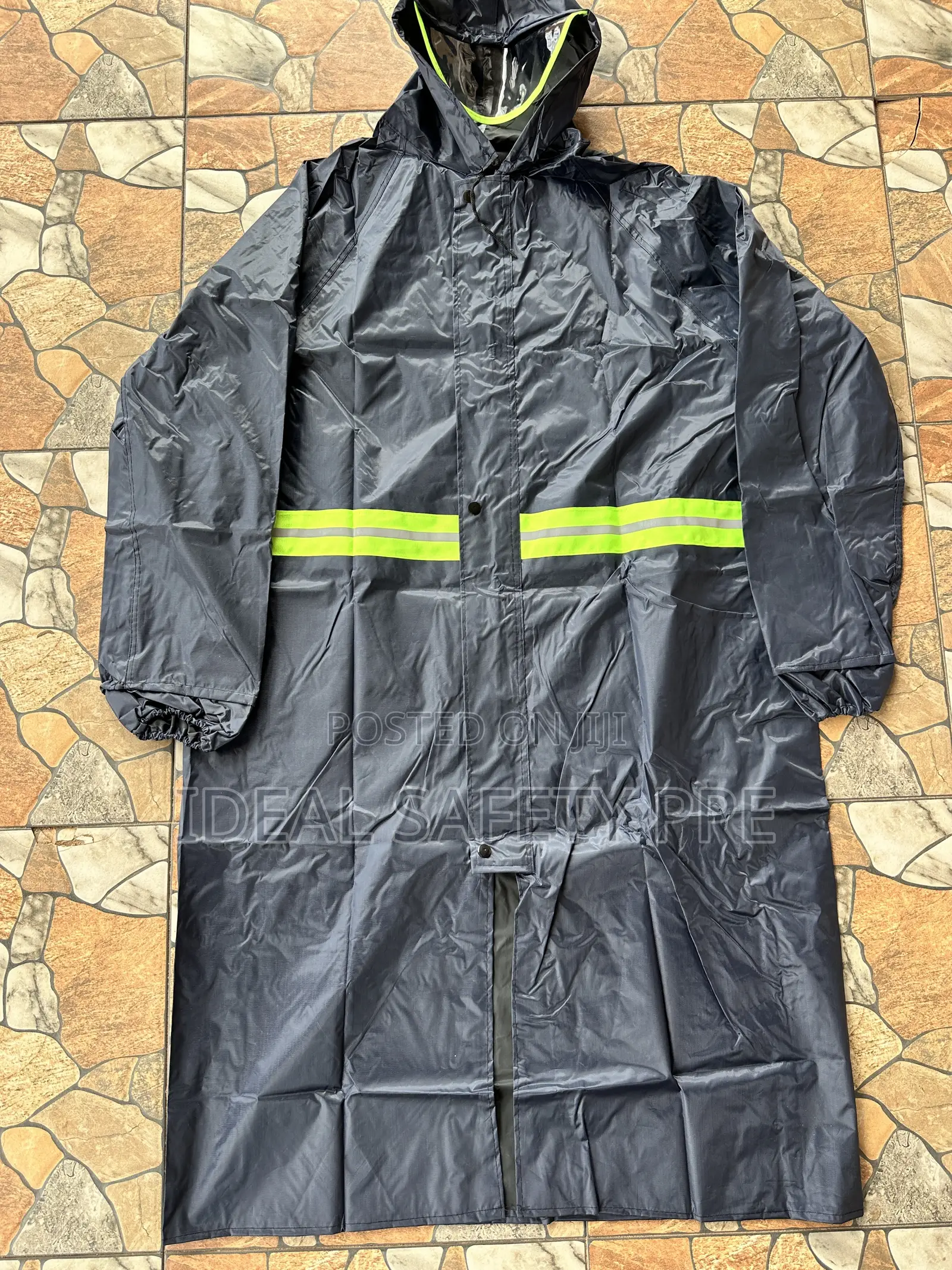 Long Raincoat Or Reflective Rain Jacket