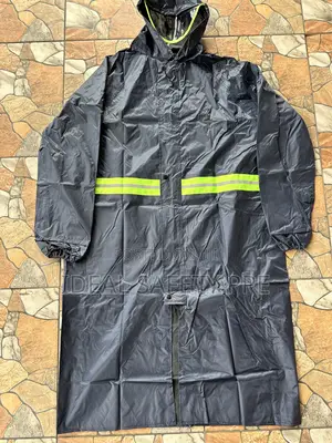 Long Raincoat Or Reflective Rain Jacket