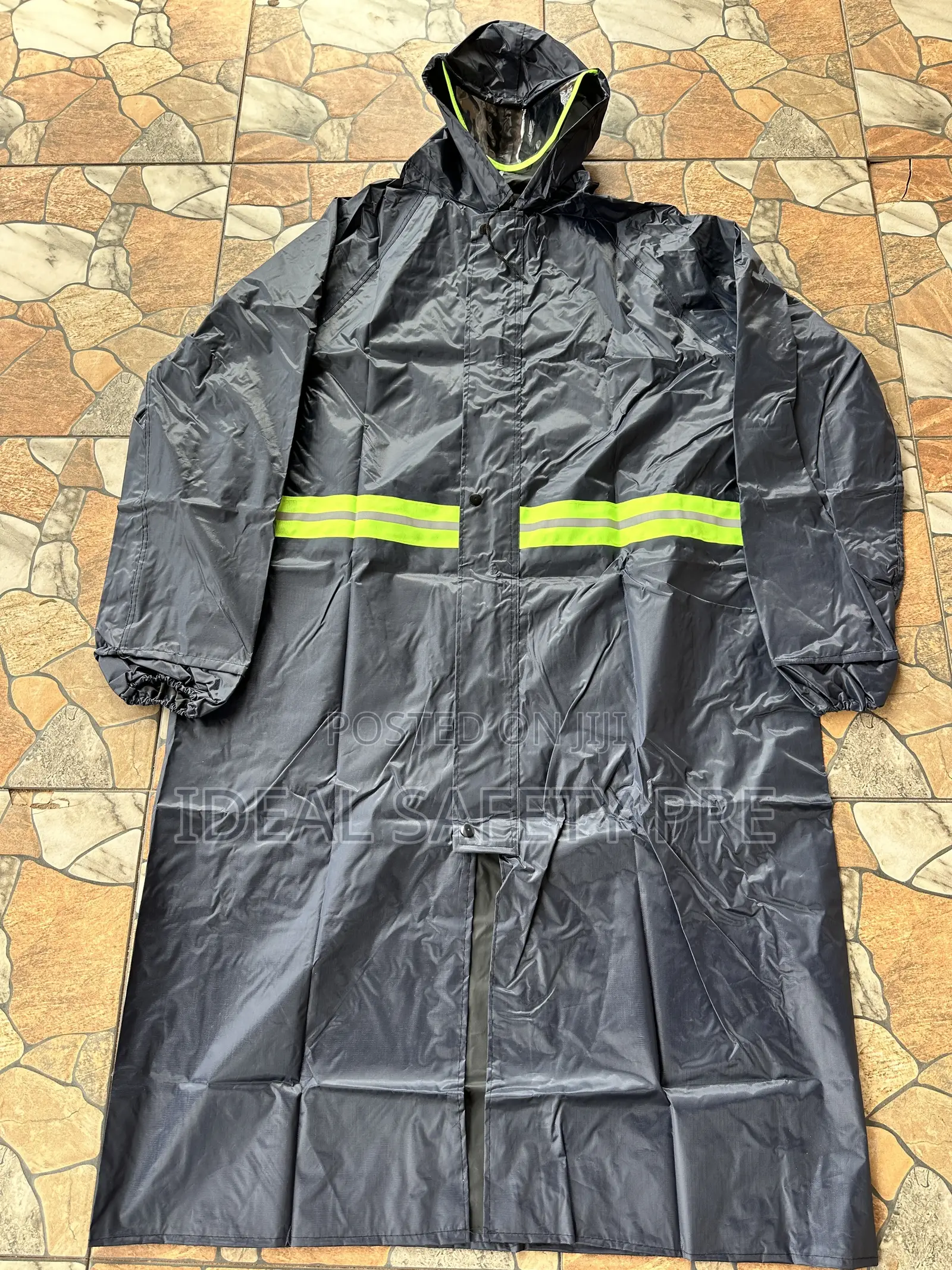 Long Raincoat Or Reflective Rain Jacket