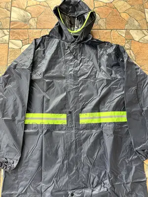 Long Raincoat Or Reflective Rain Jacket