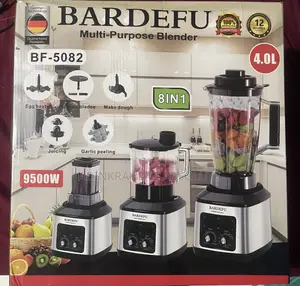 Brand New 8-in-1 High Power Blender (4l) – Complete Set | Sealed Box