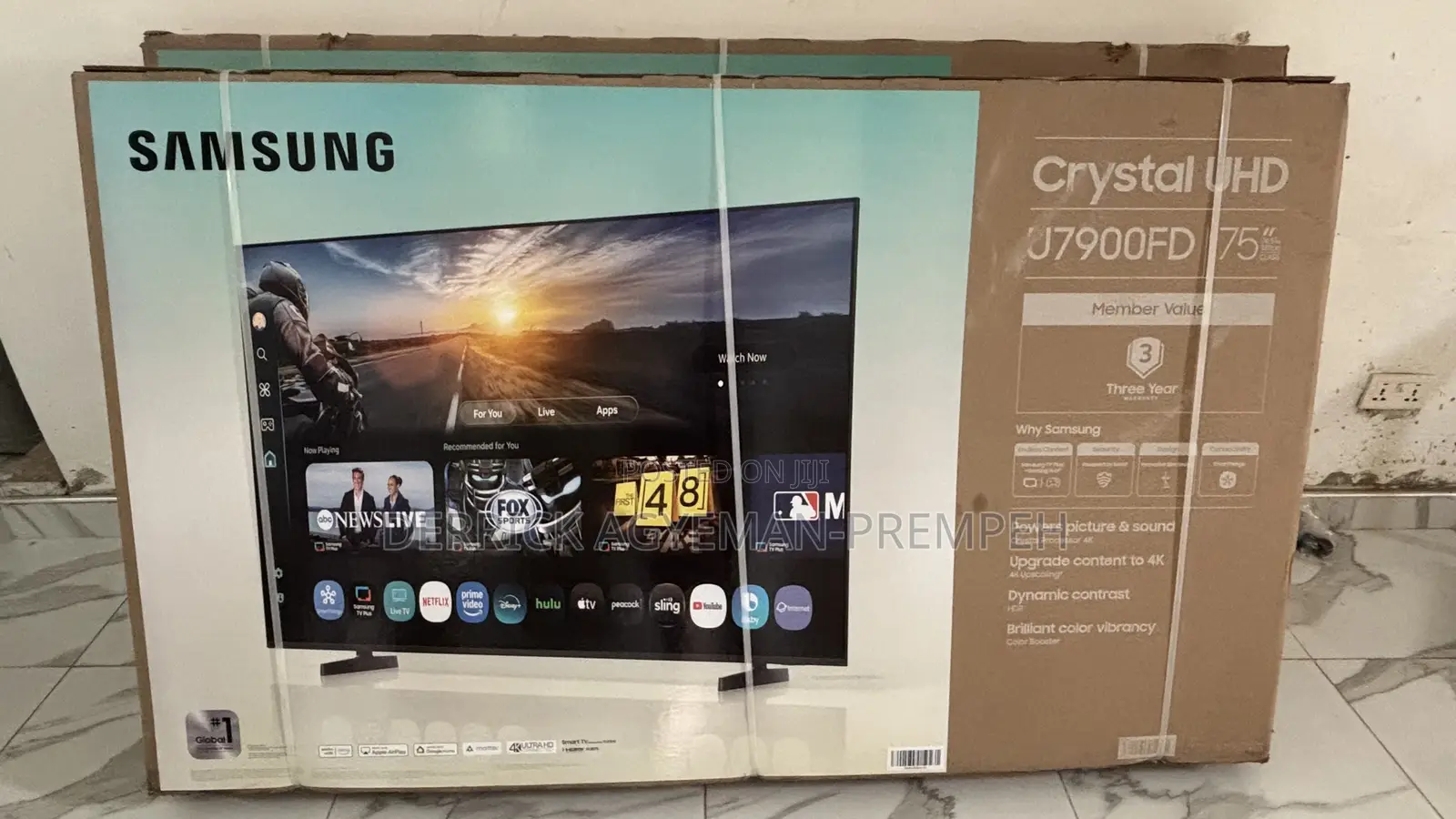 Samsung 75” Tv for Sale