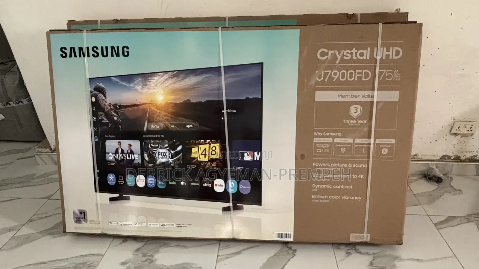 Samsung 75” Tv for Sale