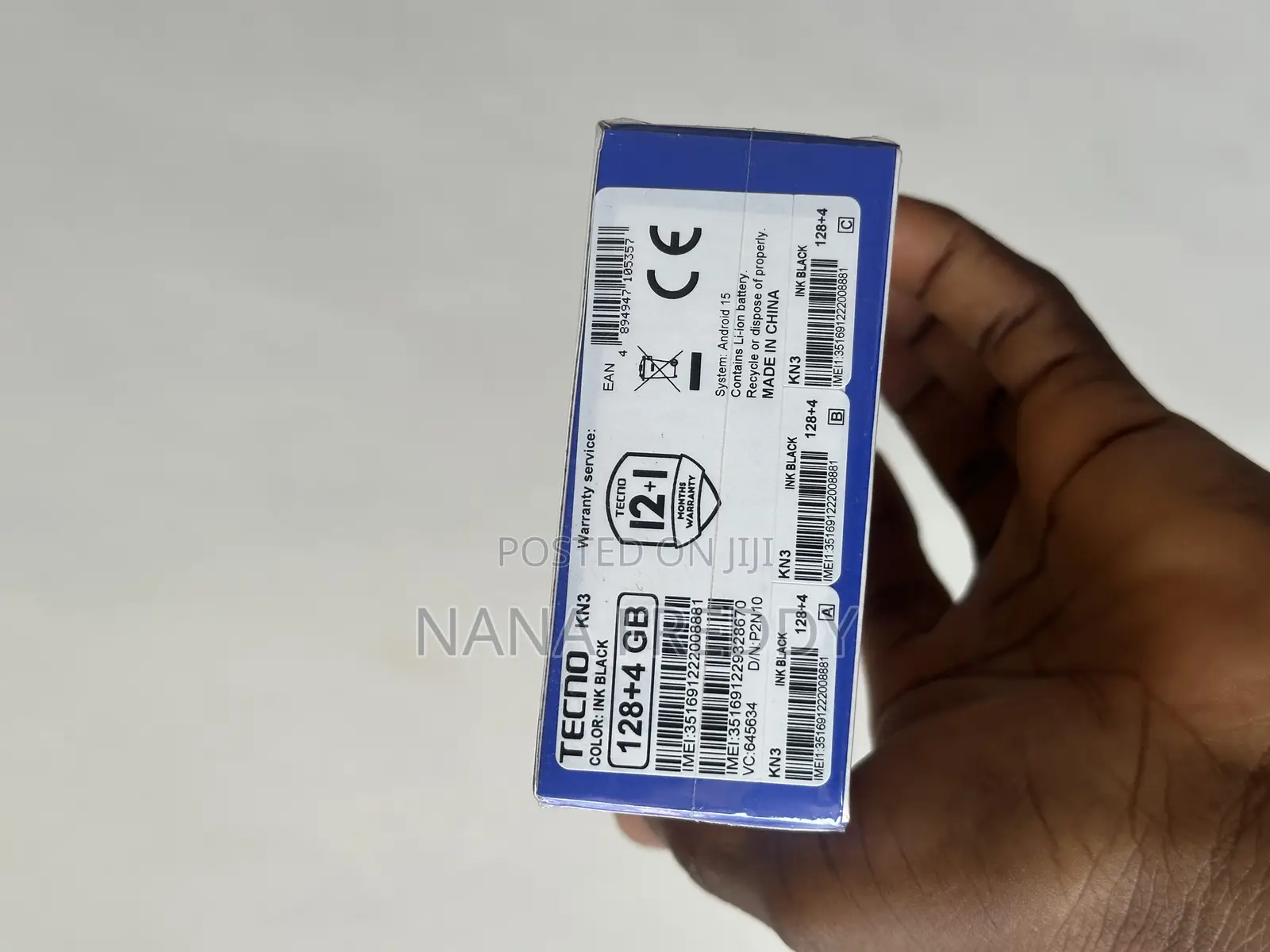 New Tecno Pop 20 128 GB Black