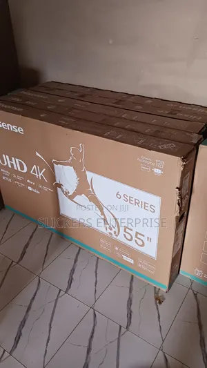 55" Hisense Uhd 6 Series Tv.
