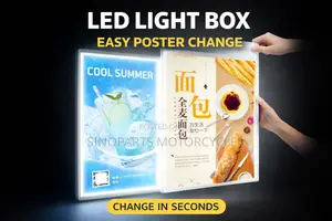 Led Light Box Advertising Display Poster Frame Boost Sales
