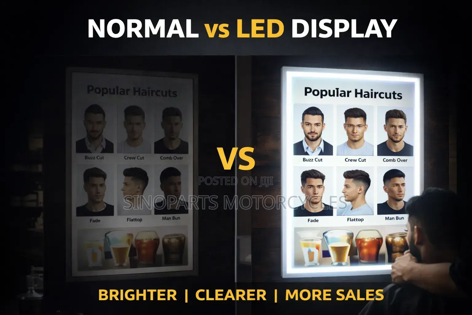 Led Light Box Advertising Display Poster Frame Boost Sales