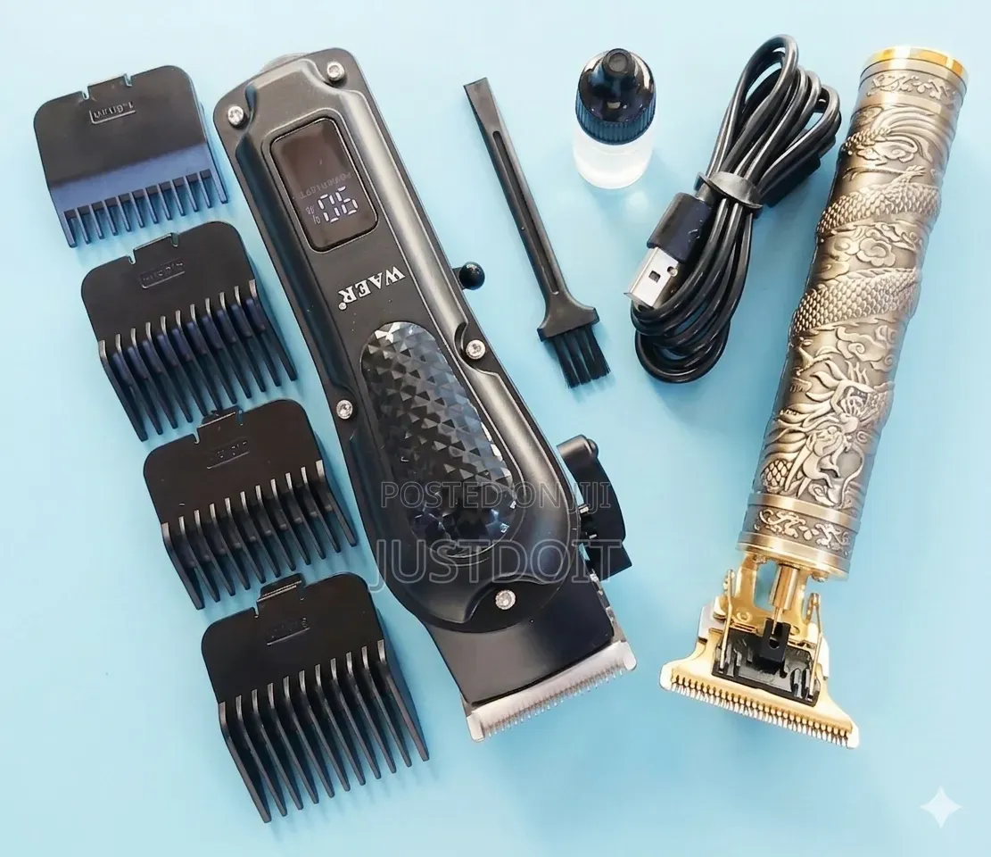 Waer 6068 2 in 1 Digital Rechargeable Clipper