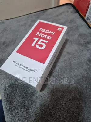 New Xiaomi Redmi Note 15 256 GB Black