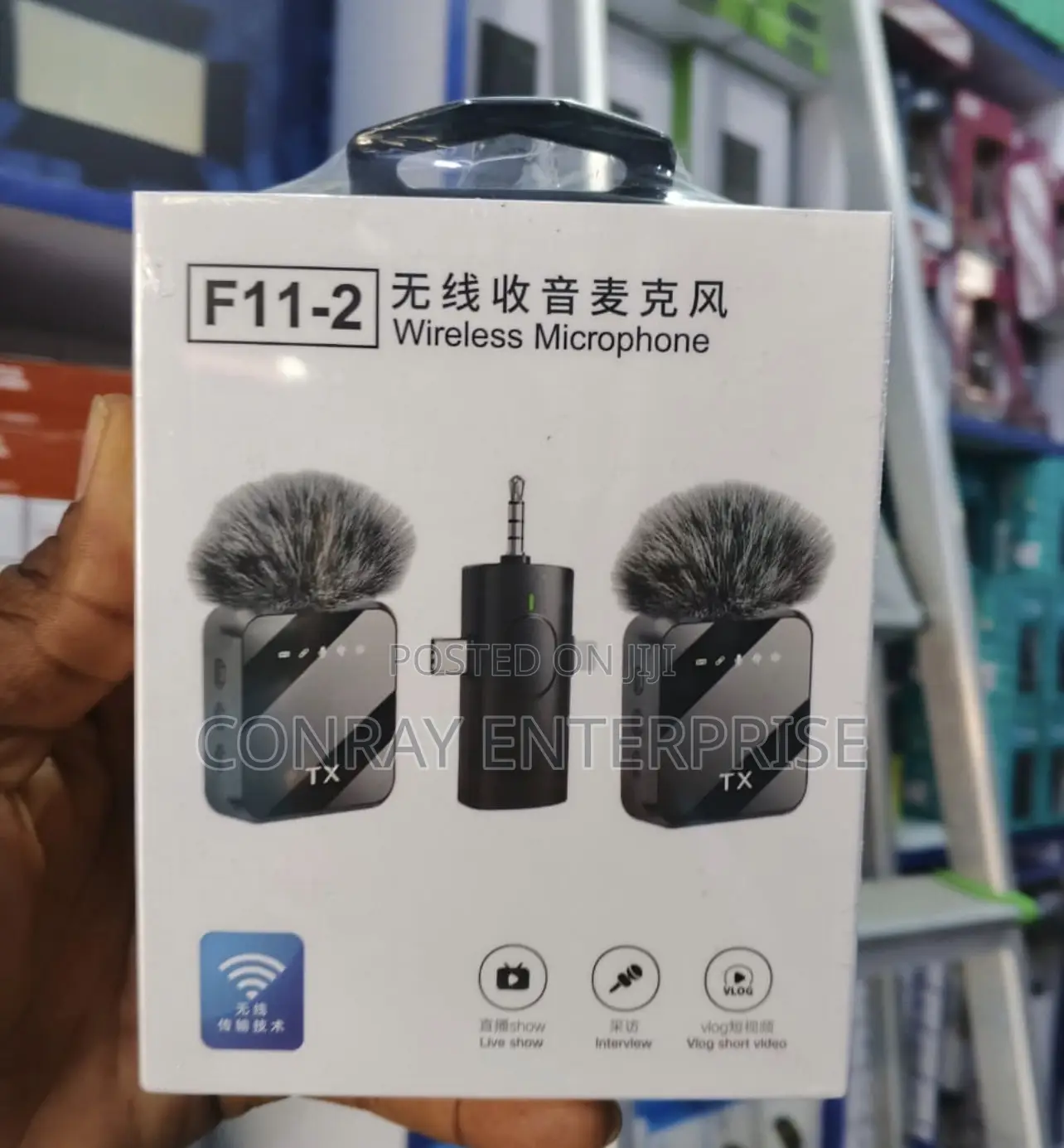Wireless Vlog Microphone.