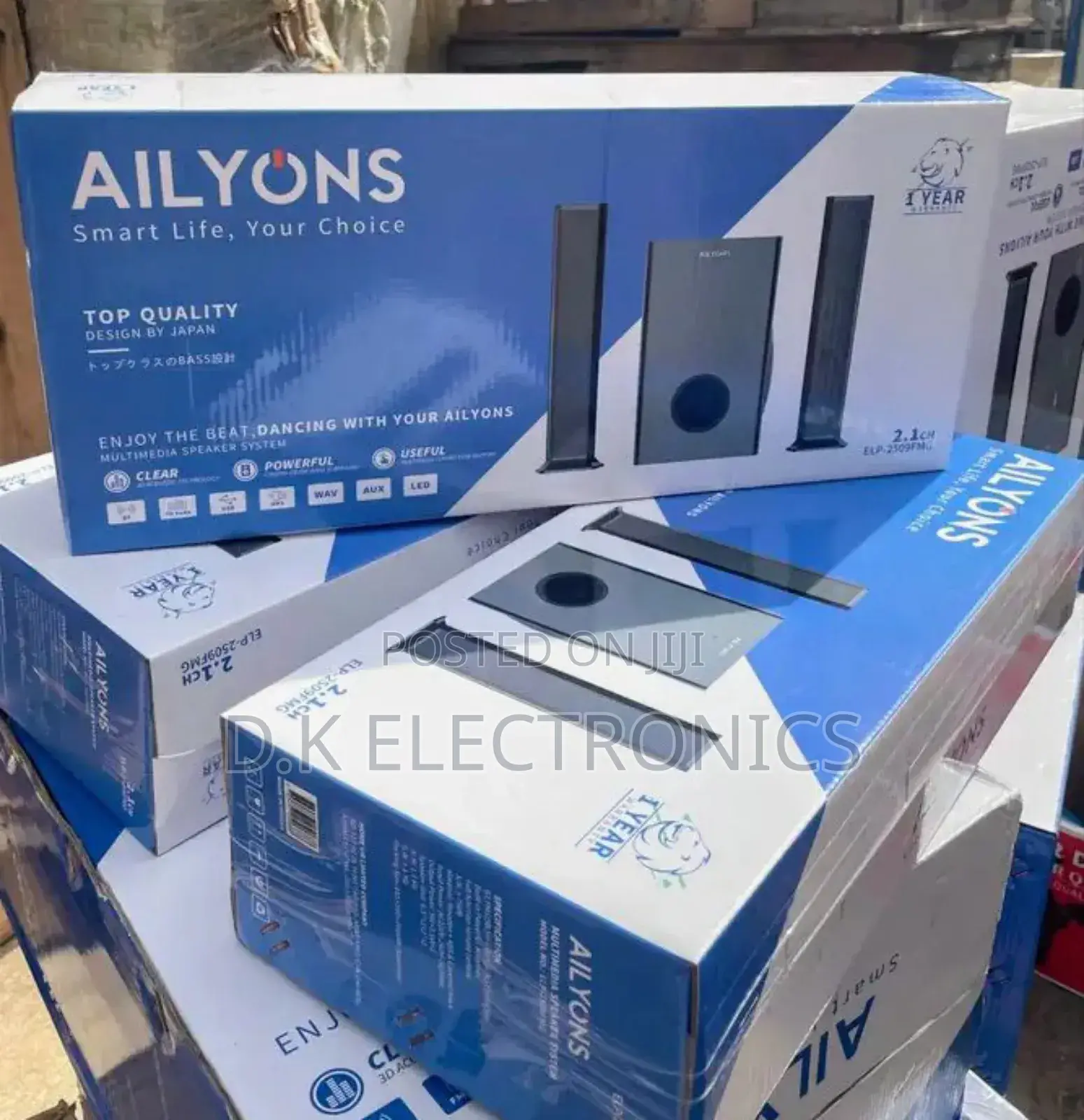 Ailyons Elp-2509g Detachable Cable Soundbar