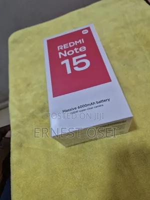New Xiaomi Redmi Note 15 256 GB Black