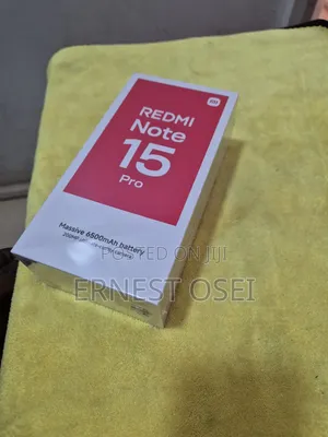 New Xiaomi Redmi Note 15 Pro 256 GB Black