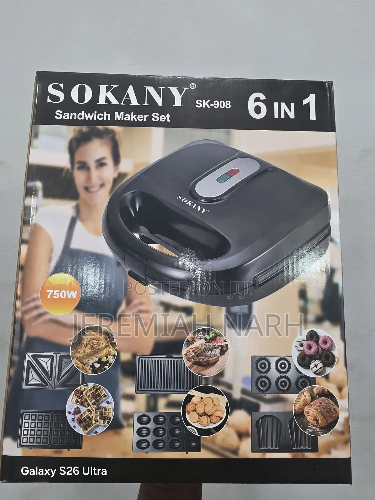 Sokany 6 in 1 Sandwich Maker