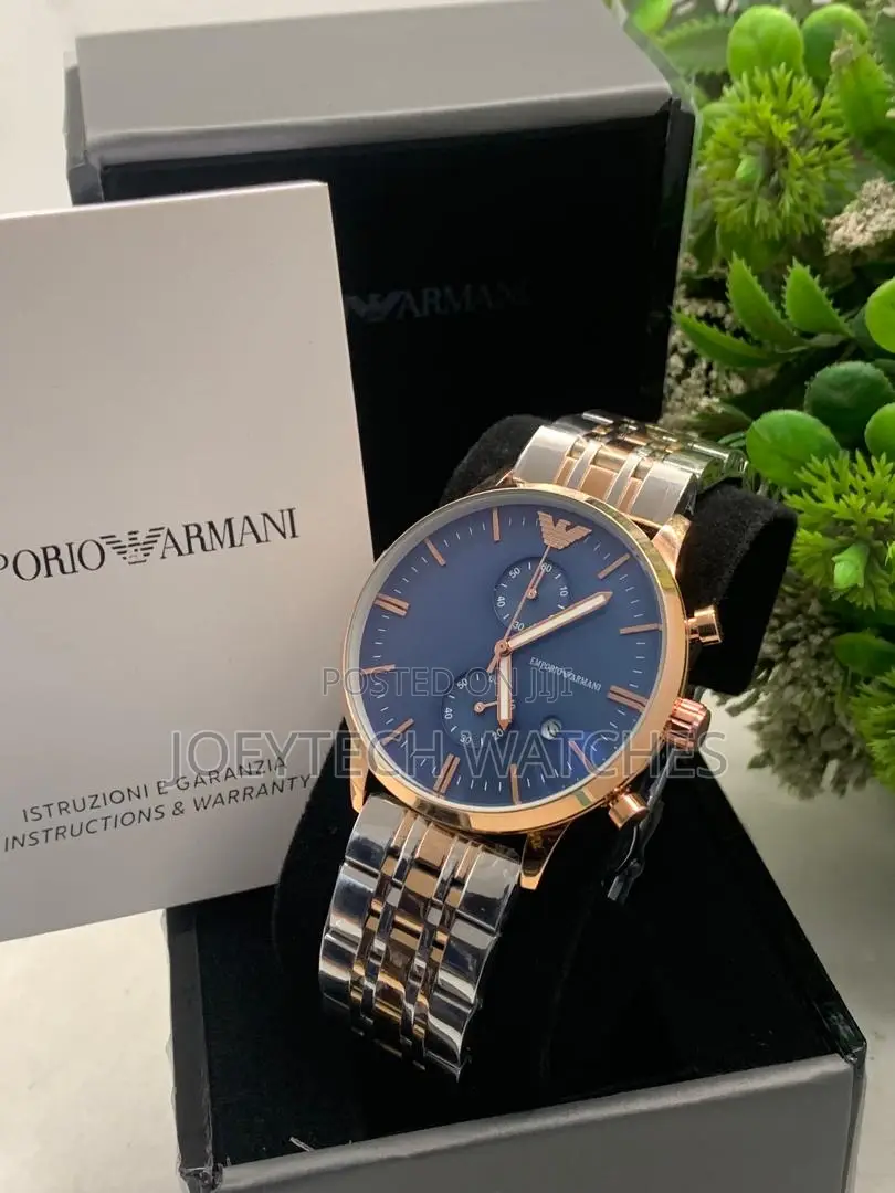 Emporio Armani Stainless Steel Chronograph Watch