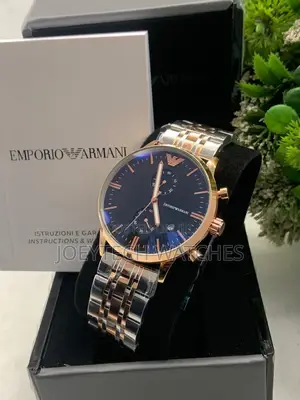 Emporio Armani Stainless Steel Chronograph Watch