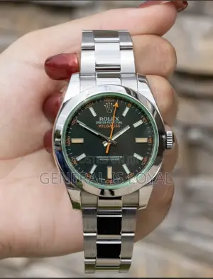 Rolex Milgauss Green Sapphire Crystal and Orange