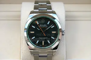Rolex Milgauss Green Sapphire Crystal and Orange