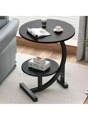 Side/End Table (Black on Black)
