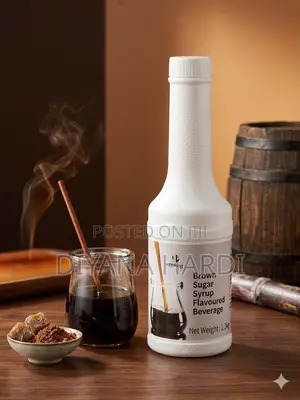 Commercial Grade Thick Brown Sugar Syrup for Milk Tea Desserts