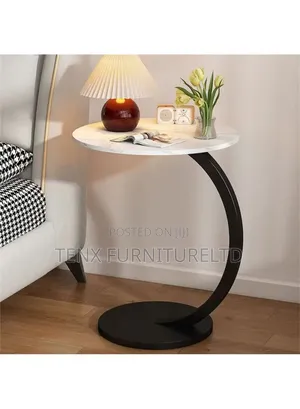 Side/End Table (Black and White)