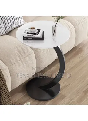 Side/End Table (Black and White)