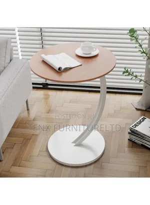 End Table (White and Brown) Color