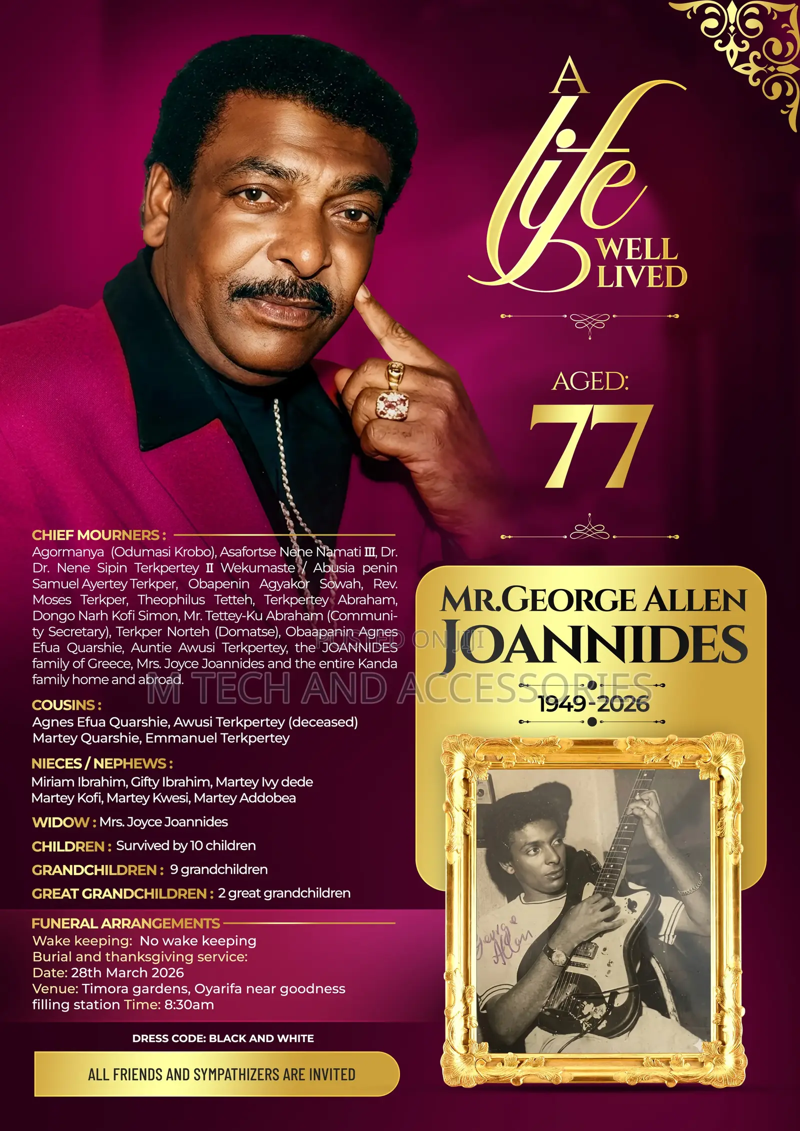 Funeral Posters Brochures Designer