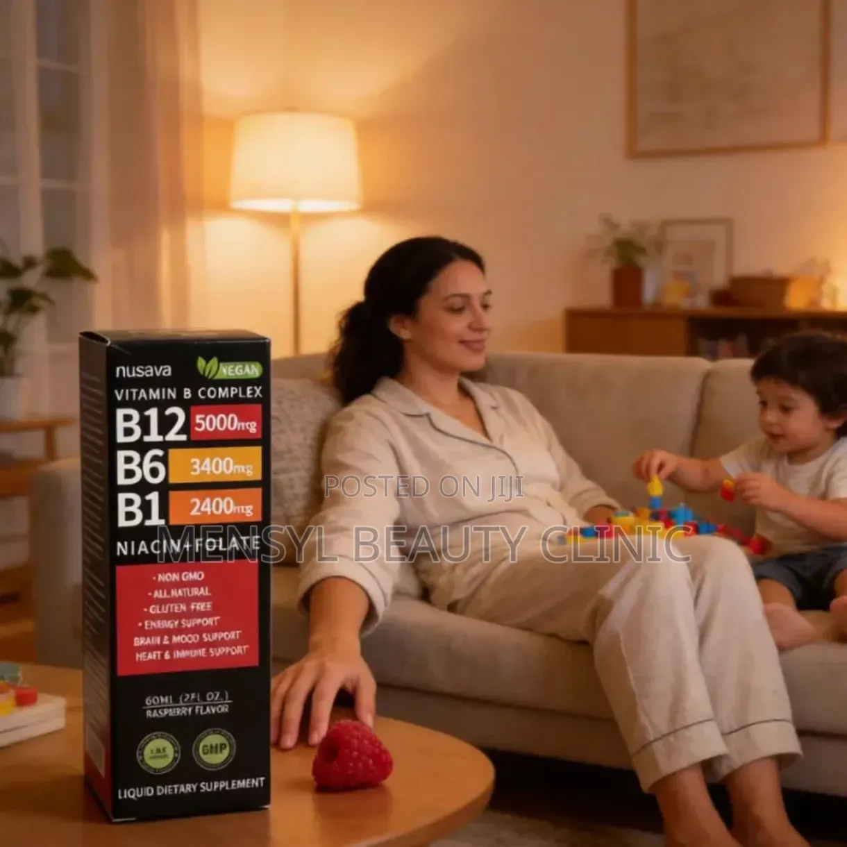 Vitamin B12, B6,B1 for Adults and Kids Nerve Function, and the Heart