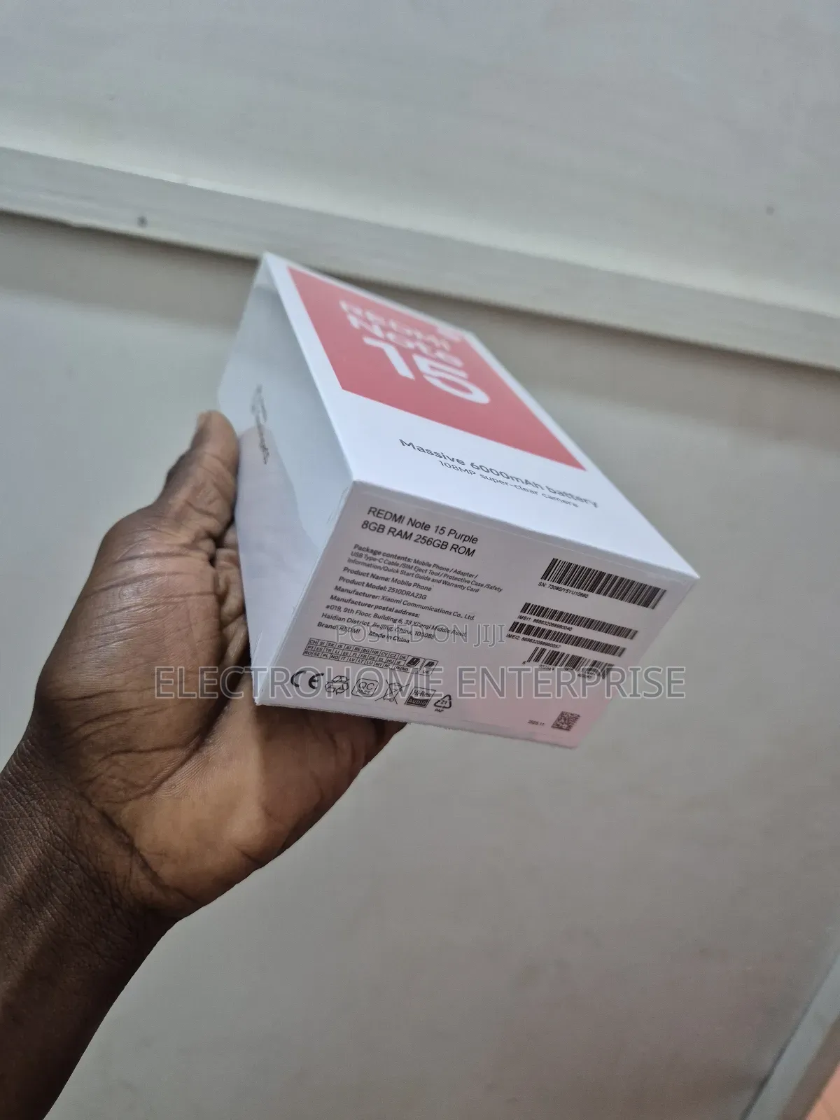 New Xiaomi Redmi Note 15 256 GB Black