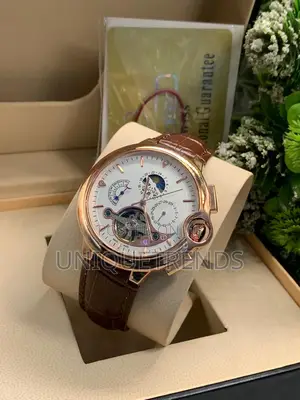 Original Cartier 7aa Automatic Leather Wristwatch